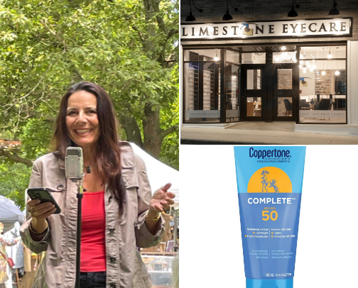Looking after sensitive eyes, skin, and fine hair cover photo collage