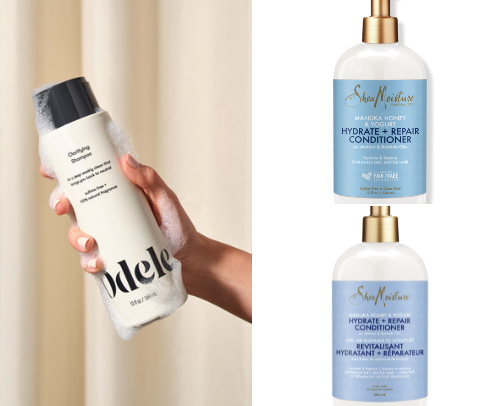 Clean Hair Products for Low Porosity Hair cover photo collage