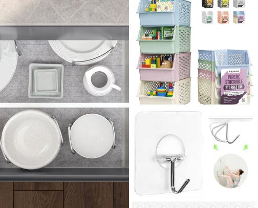 🏡 Home Organization Essentials You’ll Actually Use ✨ cover photo collage