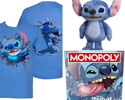 Toys from the new movie Lilo and Stitch cover photo collage