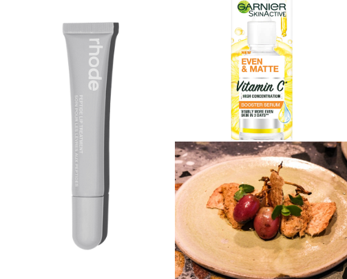 fixated and fascinated with food, restaurants and entertainment cover photo collage