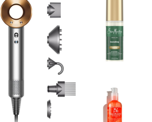 Safe Heat Styling for Type 4 Hair: My Voluminous Blowout Routine cover photo collage