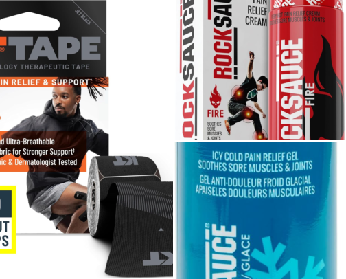Pain Relief and Recovery cover photo collage