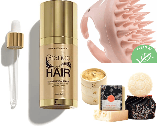 Hair cover photo collage
