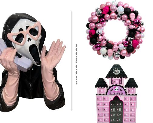 Pink Halloween Goth and Cute! cover photo collage