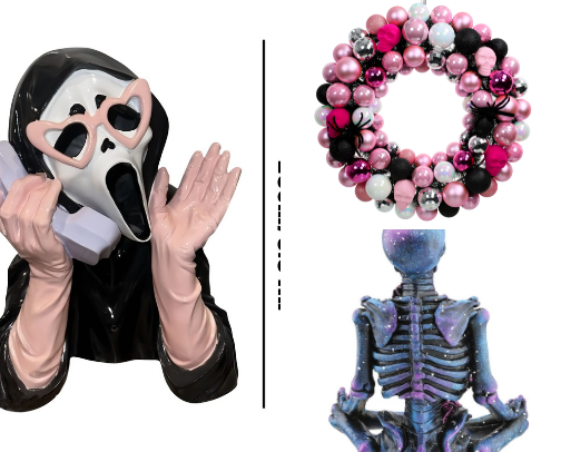 Pink Halloween Goth and Cute! cover photo collage