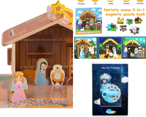 Jesus children toys! cover photo collage