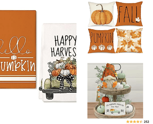 Fall Decor 🎃 cover photo collage