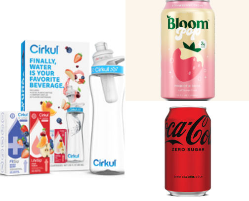 Favorite drinks…all diet friendly cover photo collage