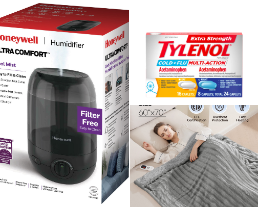 Flu Fighting Faves cover photo collage