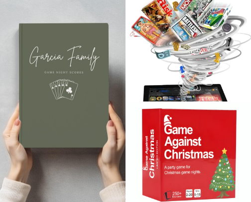 Christmas Gifts For the Person Who Always Says “Let’s Do a Game Night” cover photo collage