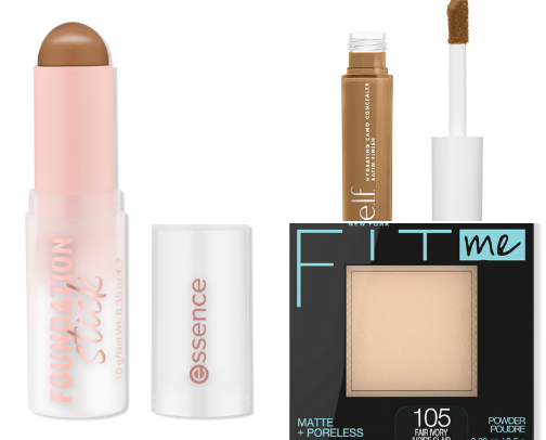 affordable makeup products that are oily skin friendly! cover photo collage