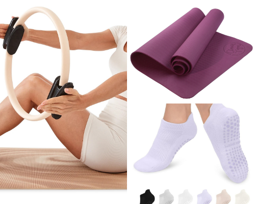 Pilates princess cover photo collage