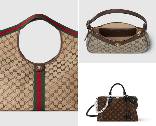 The Return of the Monogram: 10 Trending Bags That Prove Logos Are Back in Style cover photo collage