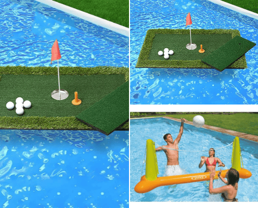 Pool parties cover photo collage