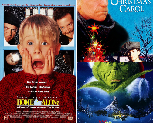 My Favorite Holiday Movies cover photo collage