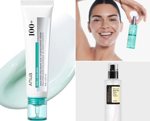 Go-to skincare products cover photo collage