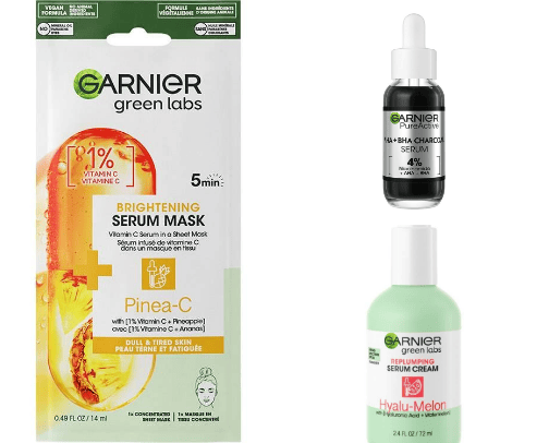 Garnier's best (skincare) cover photo collage