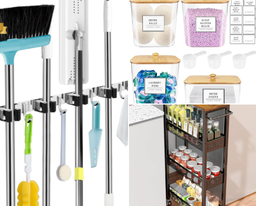 Laundry Organization cover photo collage