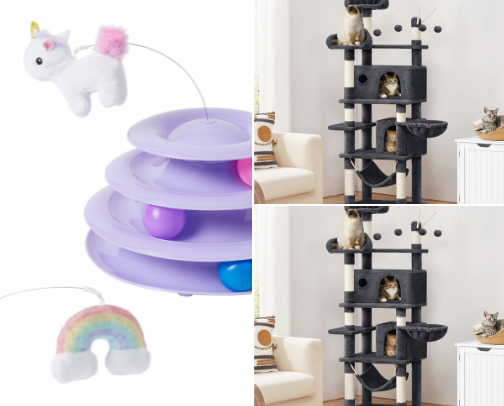 The best cat products 🐾 cover photo collage