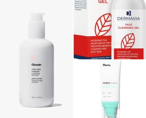 Skin Care cover photo collage