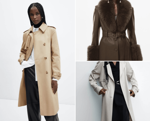 Women Coat cover photo collage