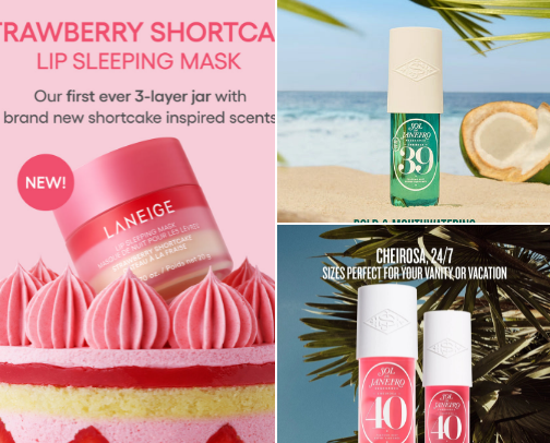 My favorite beauty recs cover photo collage