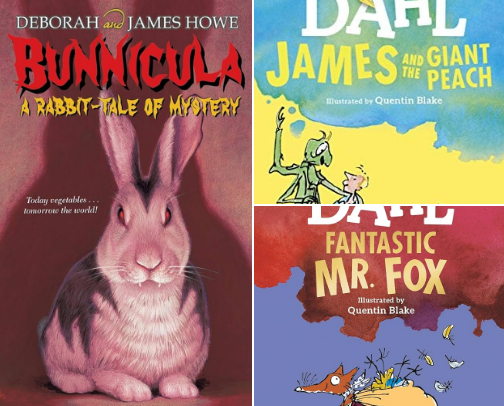 3rd to 5th grade Novels cover photo collage