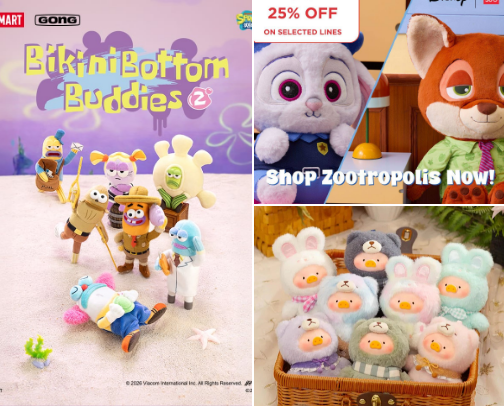 Blind boxes cover photo collage