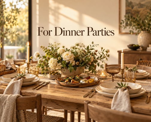 For Dinner Parties cover photo collage