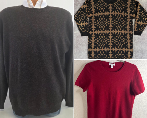 How I Built a Cashmere Sweater Collection Without Paying Retail Once cover photo collage