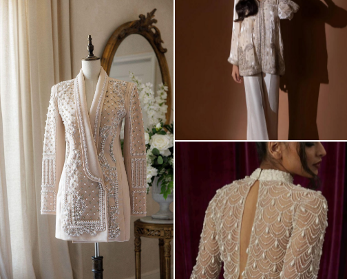 Pearl Beaded & Embellished Outfits cover photo collage