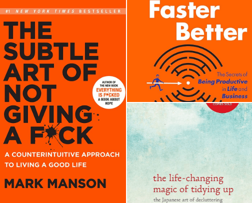 5 Must Read  Books to a Better You! Great books that add insight and give you new perspective on postive ways to change. cover photo collage