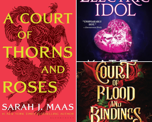 Fae books (like acotar) cover photo collage