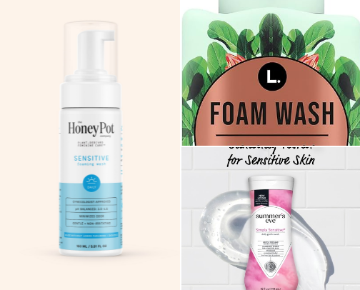 feminine wash faves cover photo collage