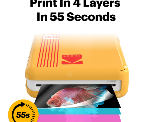 Photos on the go! Print your pictures in less than a minute with excellent quality! cover photo collage