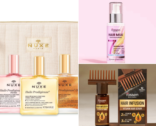 HAIR products cover photo collage