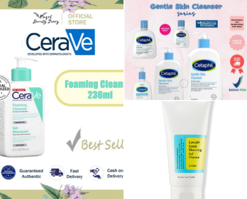 Glow-Boosting Skincare ✨ cover photo collage