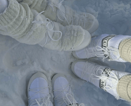 winter boots❄️ cover photo collage