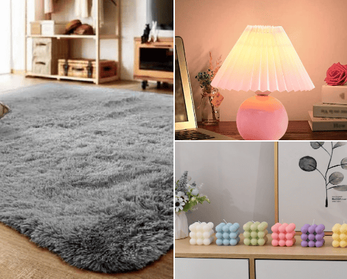 Korean Room Asthetic cover photo collage