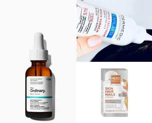 Hair care products 🧴 cover photo collage