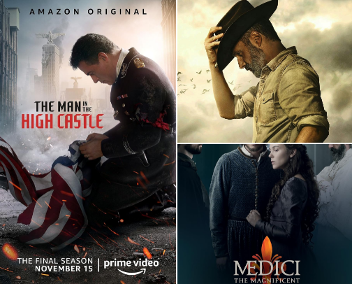 Our favourite TV series cover photo collage