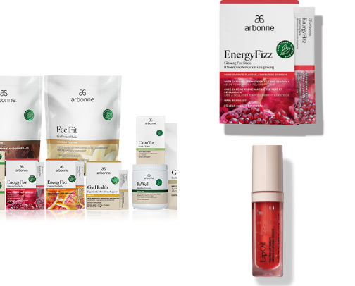 My Arbonne must haves cover photo collage