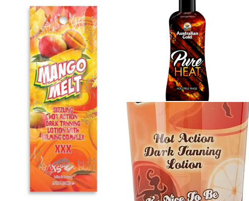 Sunbed Creams For The Perfect Tan cover photo collage