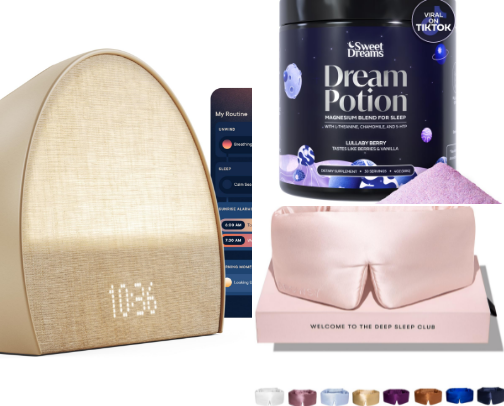 Sleep Essentials: Fall asleep faster, stay asleep & wake more refreshed! cover photo collage