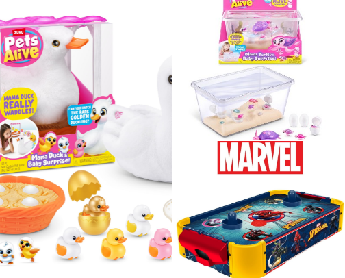 Kids trending toys cover photo collage