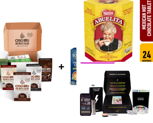 Fave bevs and treats cover photo collage