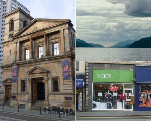 Great Places to Go in Scotland cover photo collage