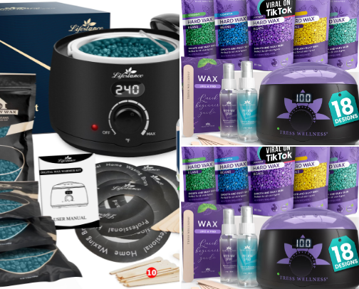 Waxing at home 🏡 cover photo collage