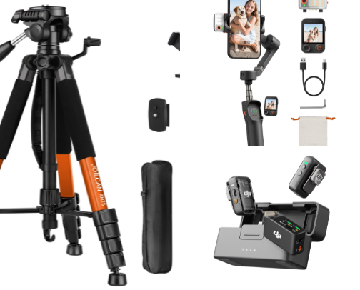Content Creator📸 | Here are some must-have items for content creators! cover photo collage